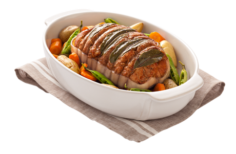 Image - Pyrex Signature White Oval Roaster, 35x23cm