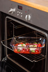 Image - Pyrex Cook & Go Glass Rectangular Dish with Lid, 20x15cm