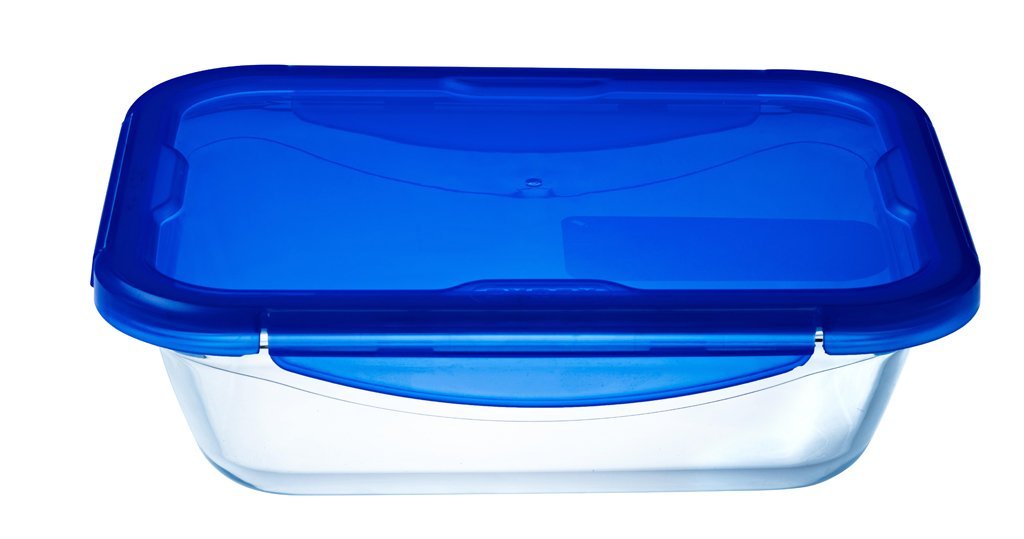 Image - Pyrex Cook & Go Glass Rectangular Dish with Lid, 24x18cm