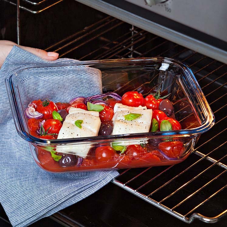 Cook & Go Glass Rectangular dish with lid - Pyrex® Webshop AR