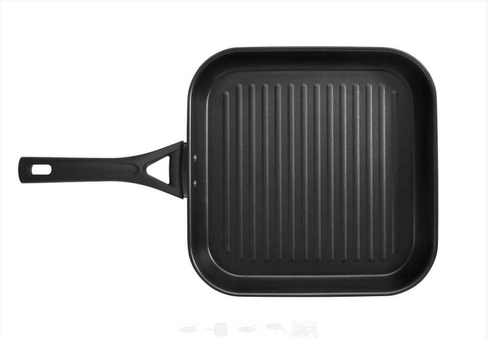 Image - Pyrex Expert Touch Grill Pan, 28cm, Black