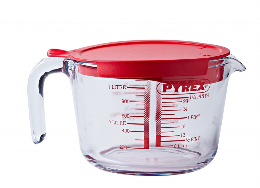 RoyalFay Measuring Jug 1 Litre – Made in Germany – Plastic Measuring Cup  with Litre Measure and Gram Scale : : Home & Kitchen