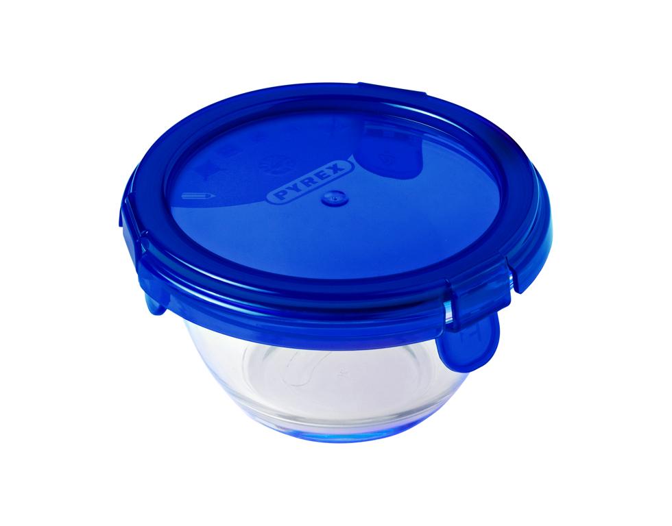 Image - Pyrex Cook & Go Glass Mini Bowl with Lid, 0.2L, 11cm
