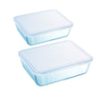 Image - Pyrex Cook & Freeze 2pc Rectangular Storage Set, 1.5L + 4L