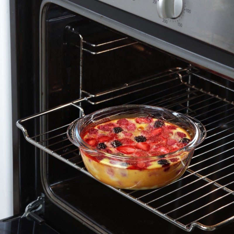 Container Pyrex Oven Safe Temperature Pyrex Cook Heat Round Glass