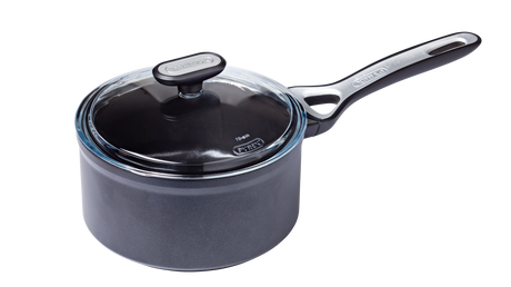 Image - Pyrex Origin+ Non-Stick Aluminium Induction Saucepan with Lid, 18cm