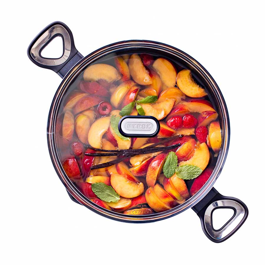 Image - Pyrex Origin+ Non-Stick Aluminium Induction Stewpot with Lid, 24cm