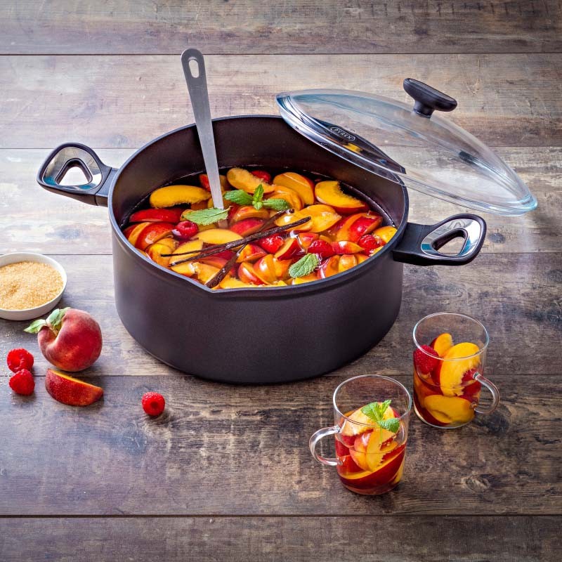 Image - Pyrex Origin+ Non-Stick Aluminium Induction Stewpot with Lid, 24cm