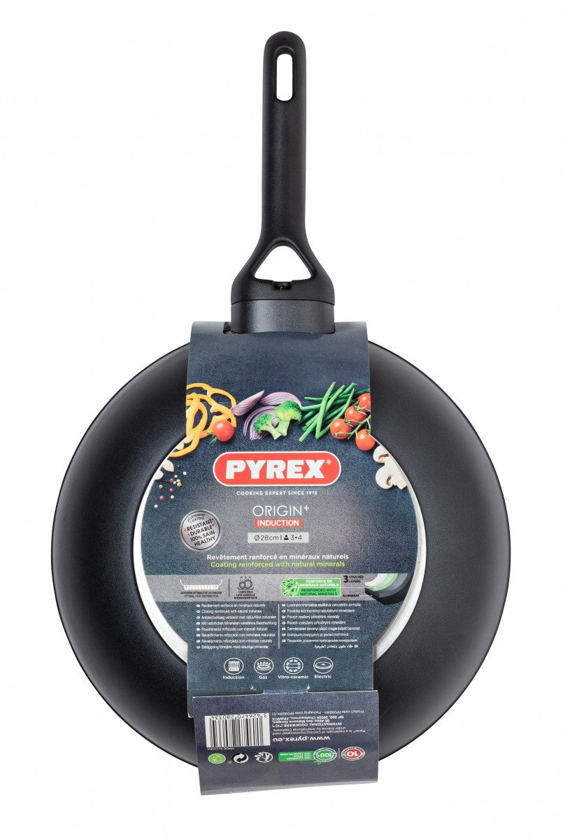 Image - Pyrex Origin+ Non-Stick Aluminium Induction Wok