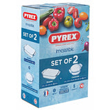 Image - Pyrex Irresistible Roaster and Casserole Set, 1.5 + 2.1L