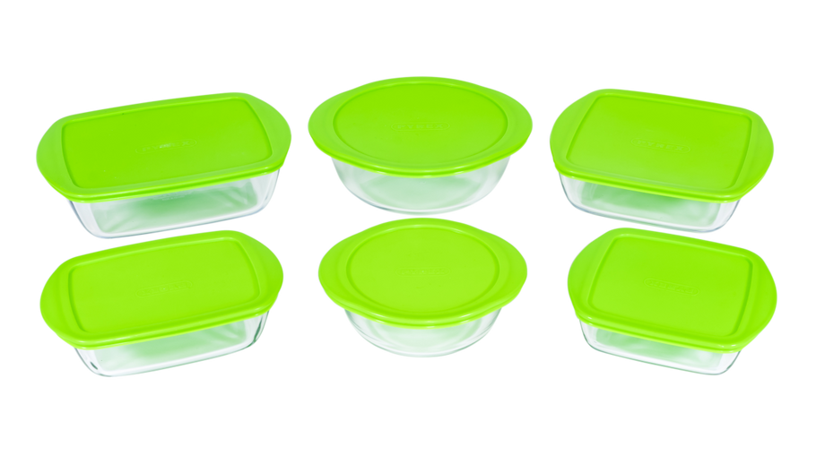 Pyrex Cook Store 12 Piece Glass Dishes Set