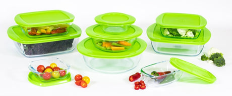 Image - Pyrex Cook & Store 9 Piece Glass Storage Dishes