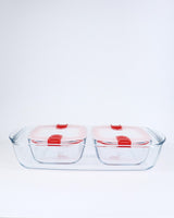 Image - Pyrex Cook & Store Food Containers with Roaster Set, 3pcs