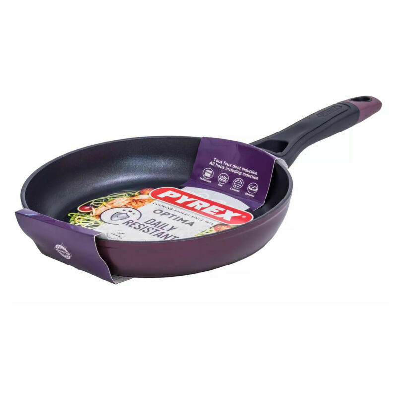 Image - Pyrex Optima+ Frying Pan, 24cm, Grape