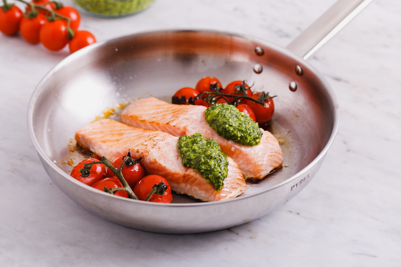 Image - Pyrex Master Stainless Steel Frypan, 26cm