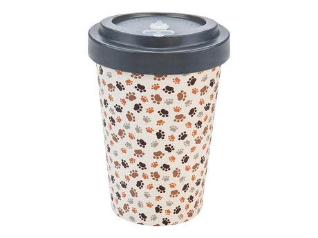 Image - WoodWay Eco Bamboo Fiber Cup, 400ml, Paws