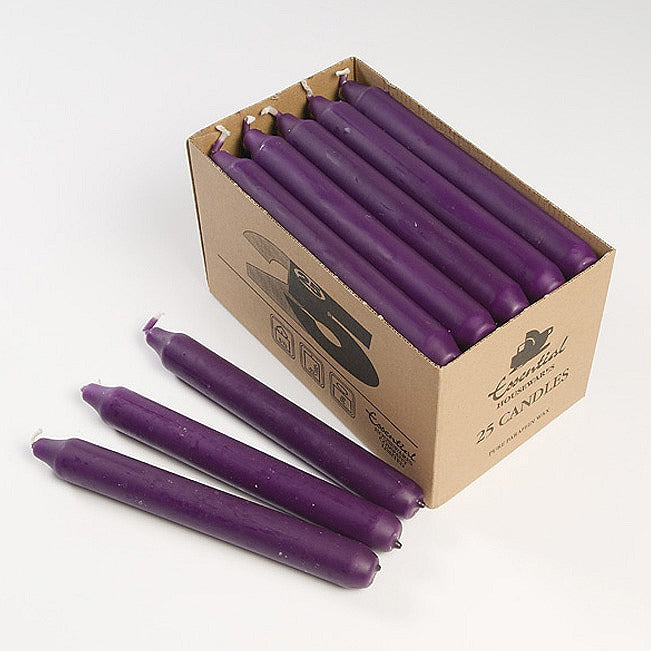 Image - Essential Housewares Pack of 25 Lilac Candles in Window Box