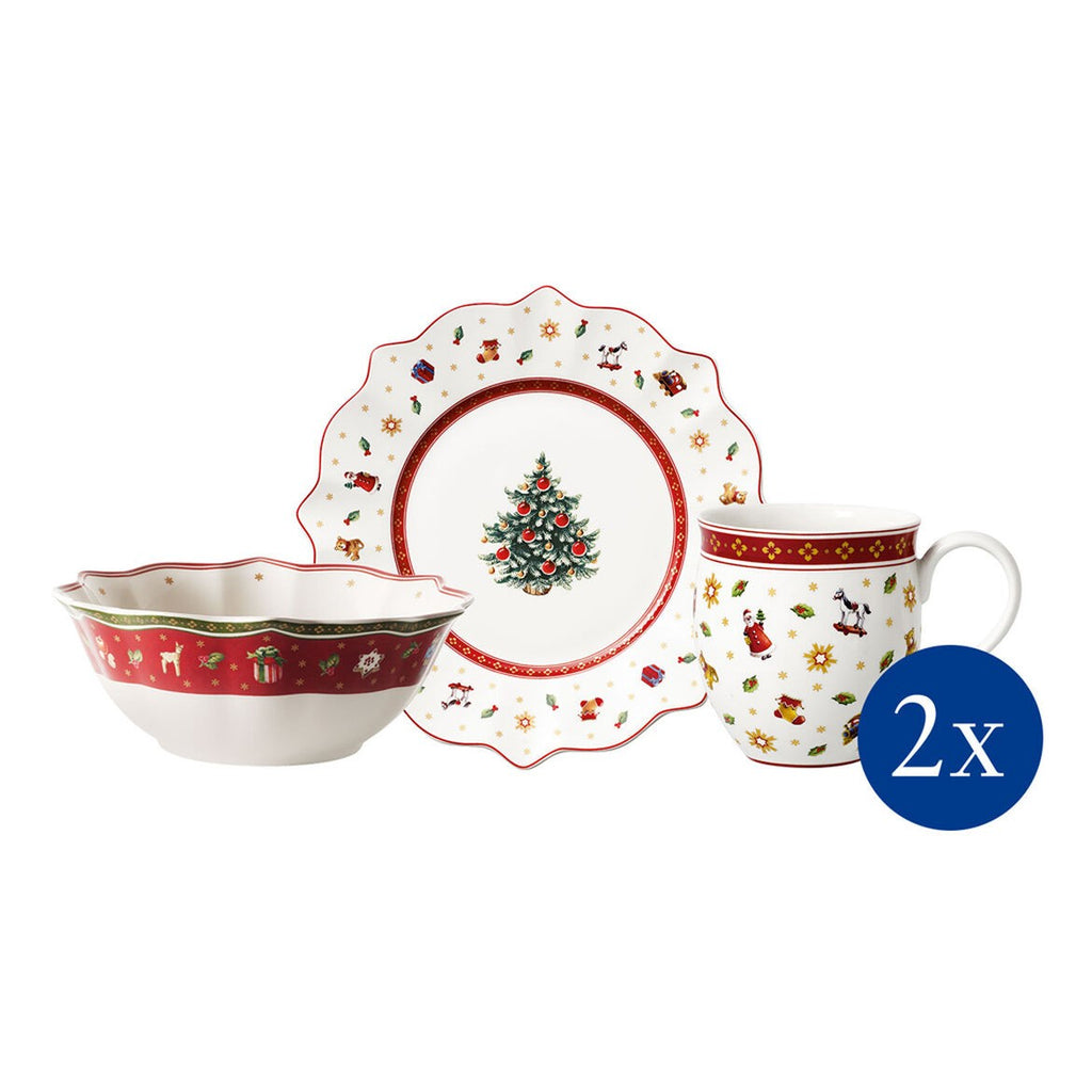 Image - Villeroy & Boch Toy's Delight Breakfast For 2 White, Set 6 Pieces 36x25x14cm