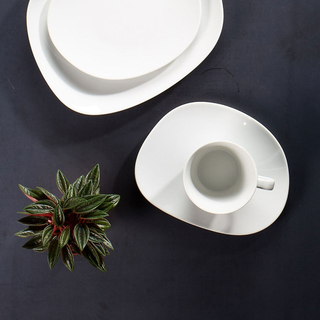 Image - Villeroy & Boch Organic White Coffee Cup 12x9.5x7cm