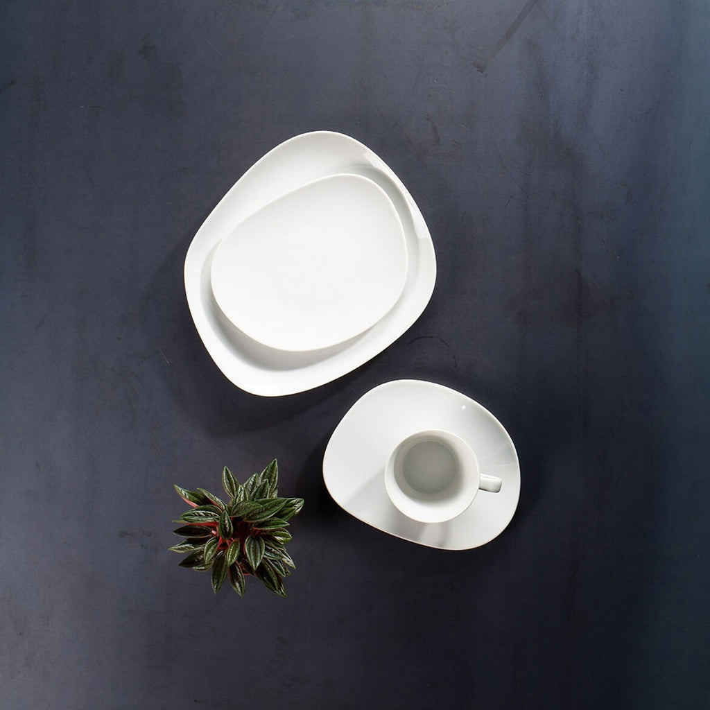 Image - Villeroy & Boch Organic White Saucer Coffee Cup 17.5x16x2cm