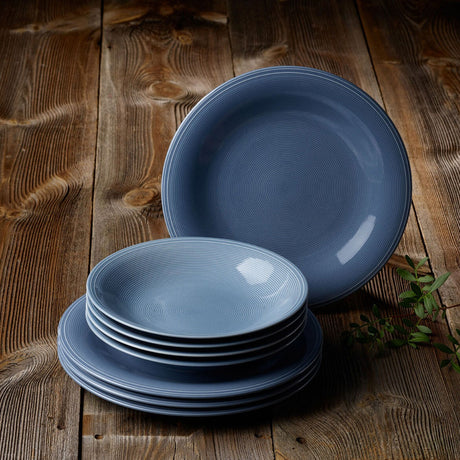 Image - Villeroy & Boch Color Loop Horizon Dinner Set, Sky Blue, 8 pieces