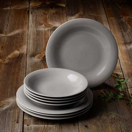 Image - Villeroy & Boch Color Loop Stone Dinner Set, Stone, 8 pieces
