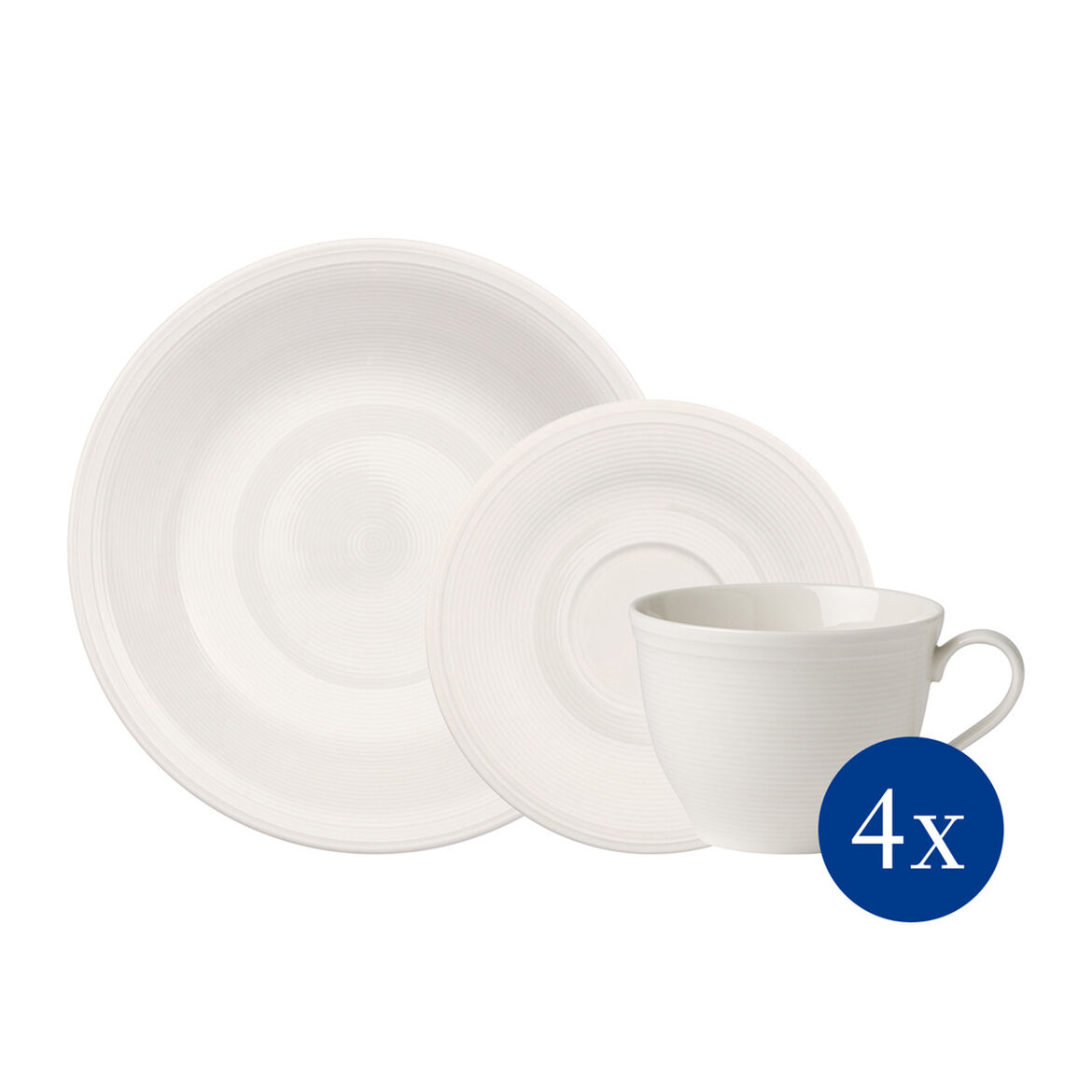 Image - Villeroy & Boch Color Loop Natural Coffee Set, Natural, 12 pieces