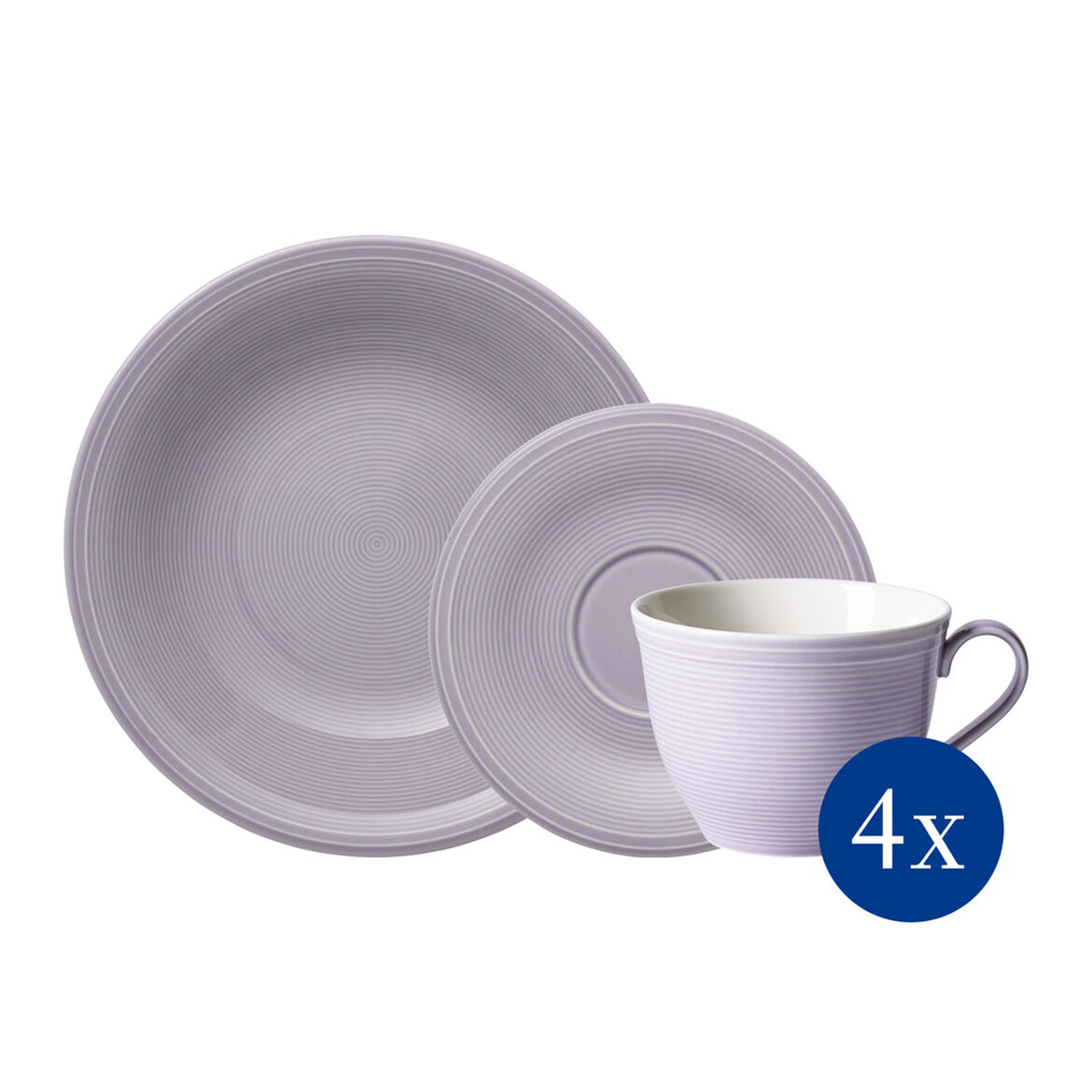 Image - Villeroy & Boch Color Loop Blueblossom Coffee Set, Blue, 12 pieces