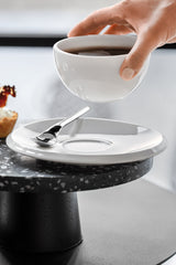 Image - Villeroy & Boch NewMoon Coffee Cup Saucer, White