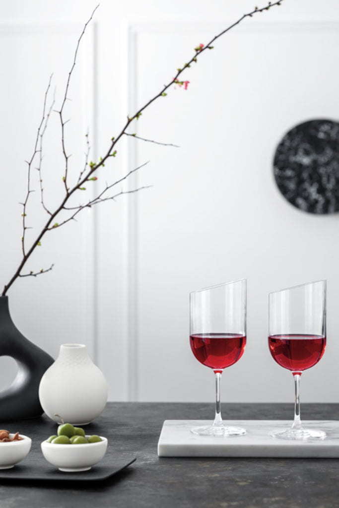 Image - Villeroy & Boch NewMoon Red Wine Glass Set, 405ml, 4 Pieces