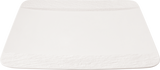 Image - Villeroy & Boch Manufacture Rock Blanc Square Dinner Plate, White, 28x28x2cm