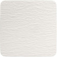 Image - Villeroy & Boch Manufacture Rock Blanc Square Serving/Gourmet Plate, White, 32.5x32.5x1.5cm