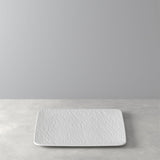 Image - Villeroy & Boch Manufacture Rock Blanc Square Serving/Gourmet Plate, White, 32.5x32.5x1.5cm