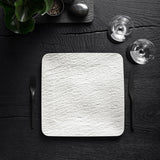 Image - Villeroy & Boch Manufacture Rock Blanc Square Serving/Gourmet Plate, White, 32.5x32.5x1.5cm