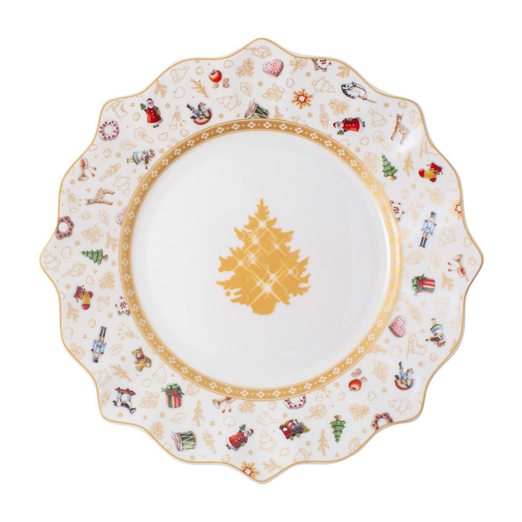 Image - Villeroy & Boch Toy's Delight Breakfast Plate, Anniversary Edition, Multicoloured/Gold/White