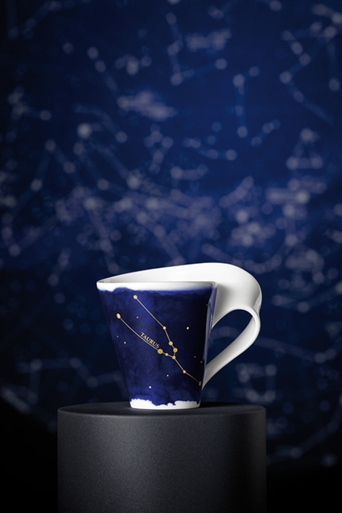 Image - Villeroy & Boch NewWave Stars Mug Taurus, 300ml, Blue/White