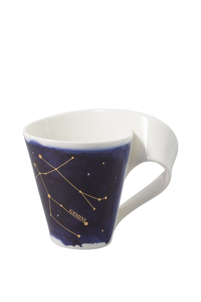 Image - Villeroy & Boch NewWave Stars Mug Gemini, 300ml, Blue/White