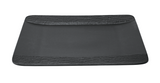 Image - Villeroy & Boch Manufacture Rock Square Dinner Plate, Black/Grey, 28x 28x2cm
