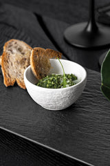 Image - Villeroy & Boch Manufacture Rock Blanc Dip Bowl, White, 8x8x4cm