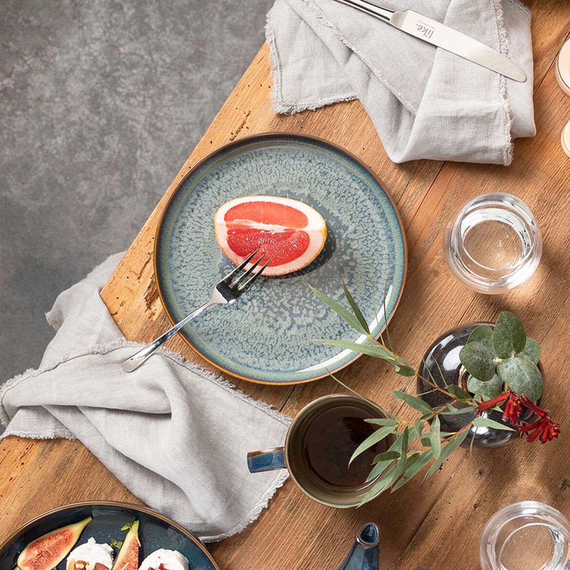 Image - Villeroy & Boch Crafted Breeze Mug, Grey-Blue, 350ml