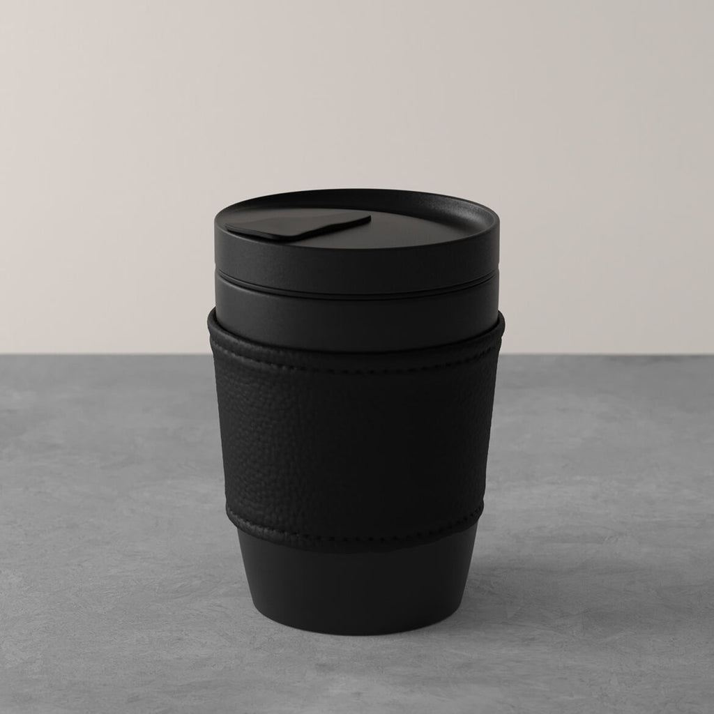 Image - Villeroy & Boch Manufacture Rock Coffee To Go Travel Mug, 290ml, Matt Black