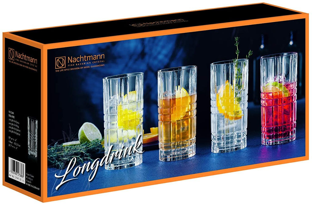 Image - Nachtmann Square Long Drink, Set Of 4
