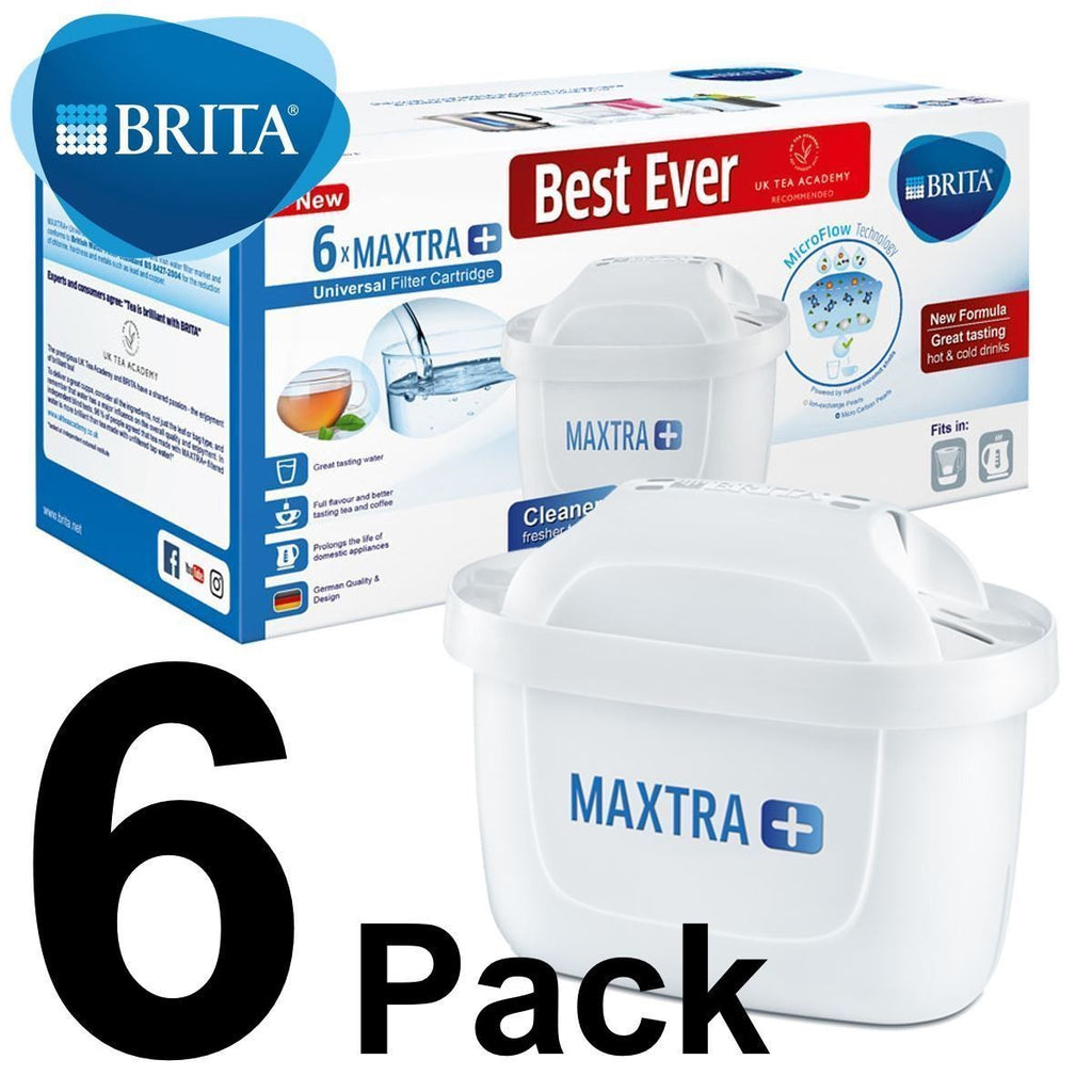 Image - BRITA Maxtra Plus + Water Filter Cartridges, Pack of 6, White