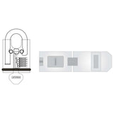 Image - Stanley Shrouded Padlock and Hasp, 50mm