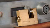Image - Stanley Solid Brass Bayonette Padlock, 70mm