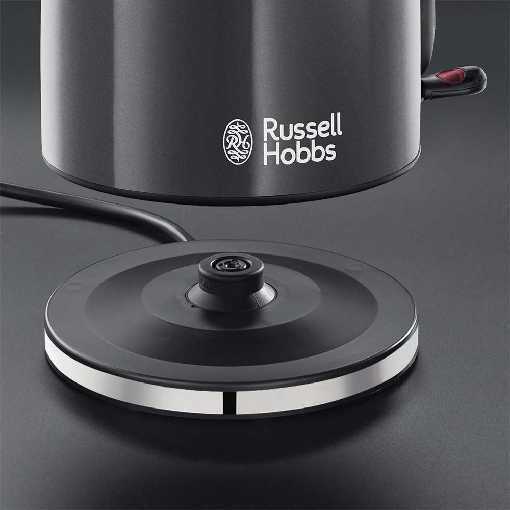 Image - Russell Hobbs Colour Plus Kettle, Storm Grey, 1.7 Litre, 3000w