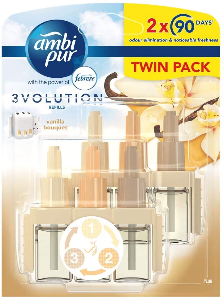 Ambi Pur 3Volution Air Freshener, 40ml, Vanilla Bouquet Scent