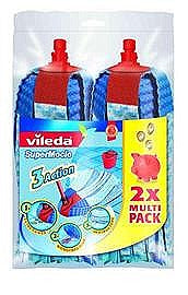 Image - Vileda Supermocio 3Action Mop Refill, XL, Pack of 2