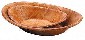 Image - Zodiac Woven Wood Oval  Bowl, 18x13cm