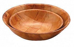 Image - Sunnex Sunnex Woven Wood Round Bowl, 20cm/8in